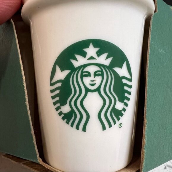 STARBUCKS 2016 Through the Years Ceramic 2.5 ornaments |1971,1987, 1992, 2011 - Picture 2 of 15